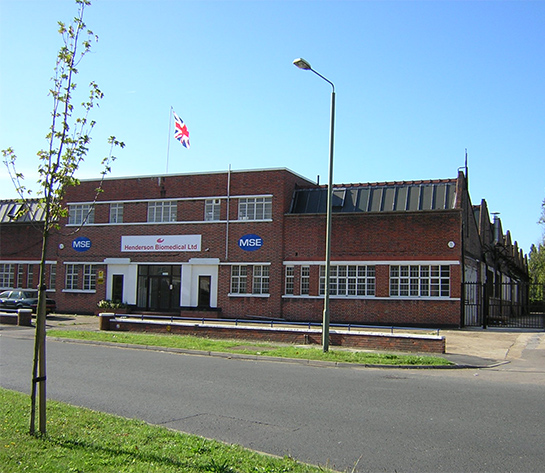 Henderson Biomedical & MSE headquarters on Worsley Bridge Road