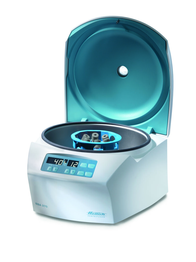 The Hettich EBA 270 is a popular choice for GP surgeries who need a centrifuge.